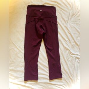 Lululemon Fast Free Crop Leggings Size 4